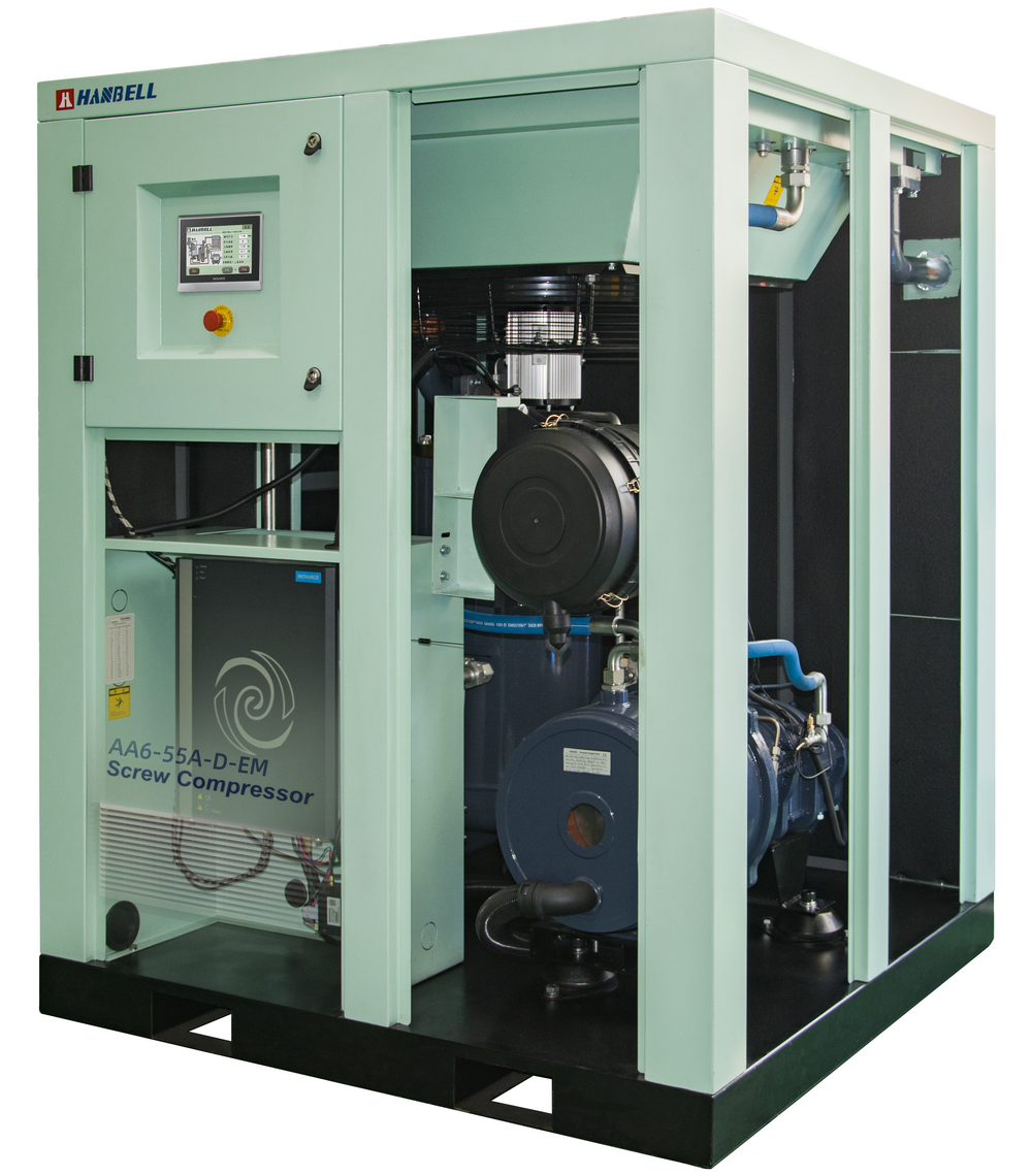 New Product Release -- AA6-D-EM Series Integrated Horizontal Tandem Double Stage Permanent Magnet Variable Frequency Air Compressor-申博官网