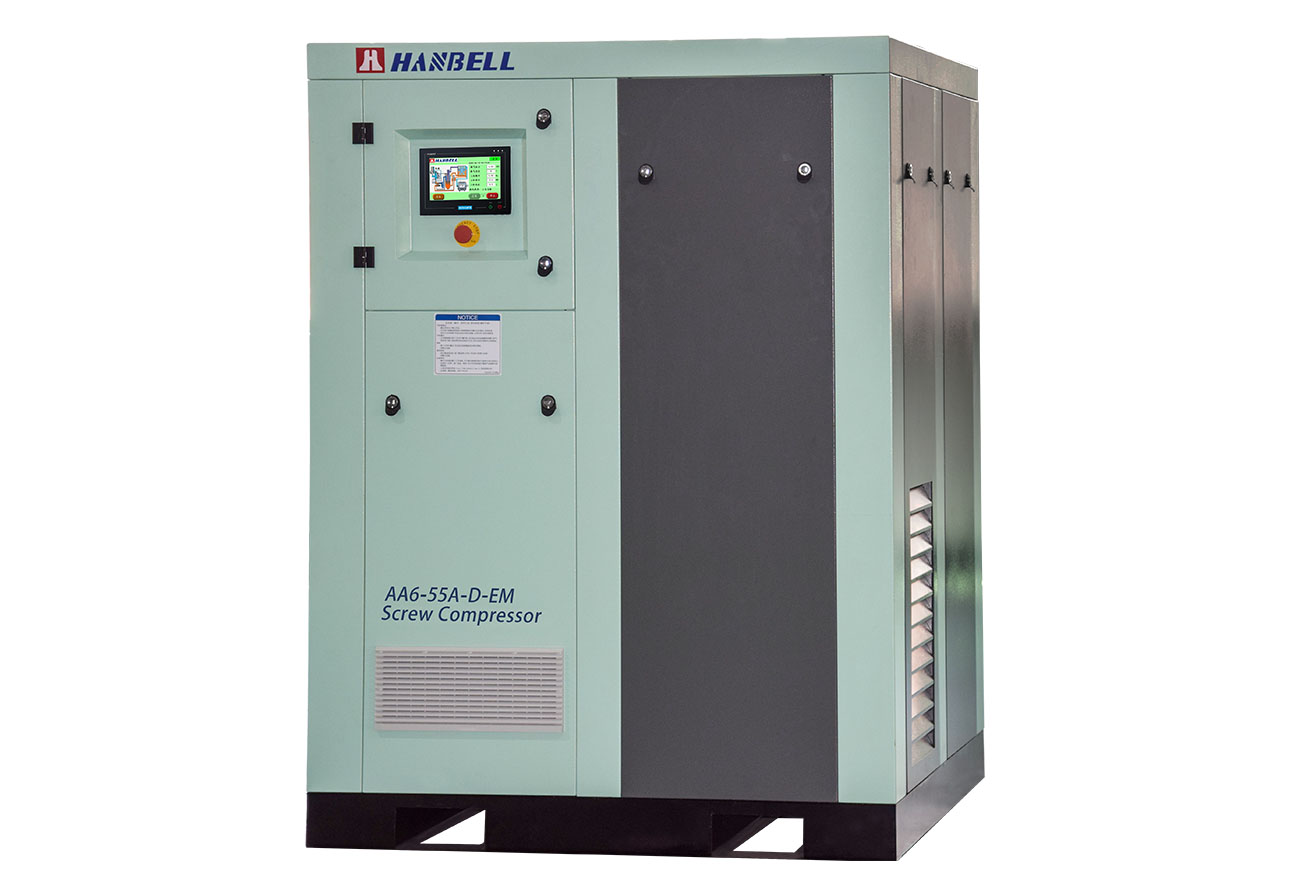 Hanbell AA6-D-EM一体式水平串联双段油冷永磁空气压缩机-申博官网
